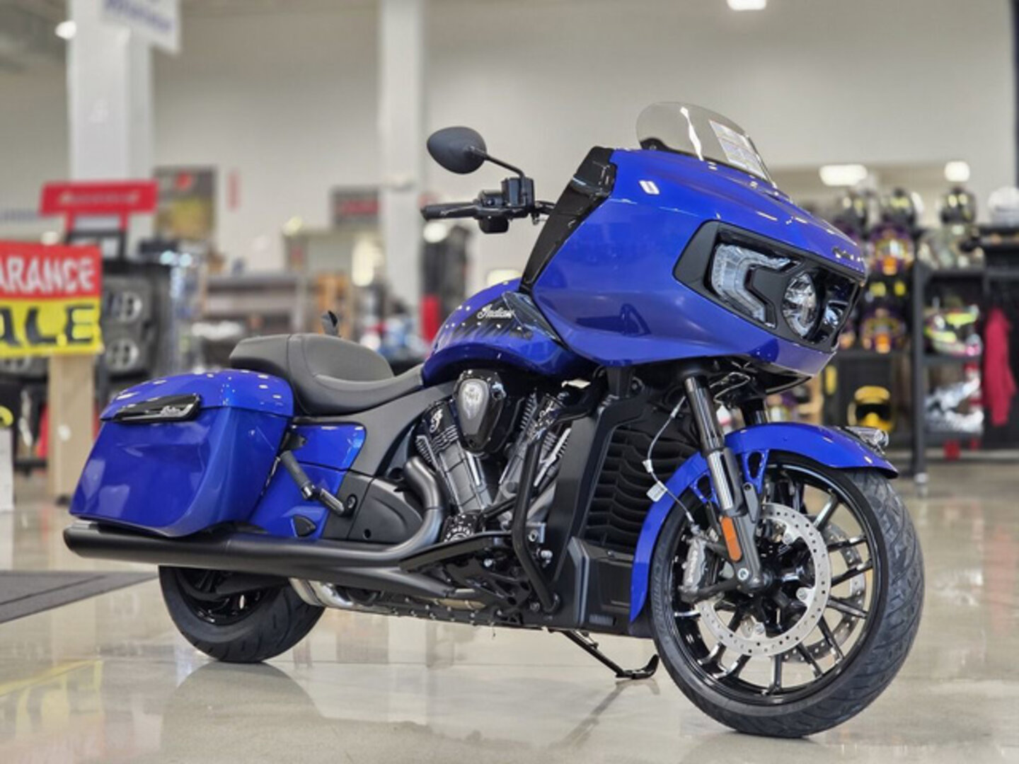 New 2026 Indian Motorcycle Indian Challenger Dark Horse Deep Blue