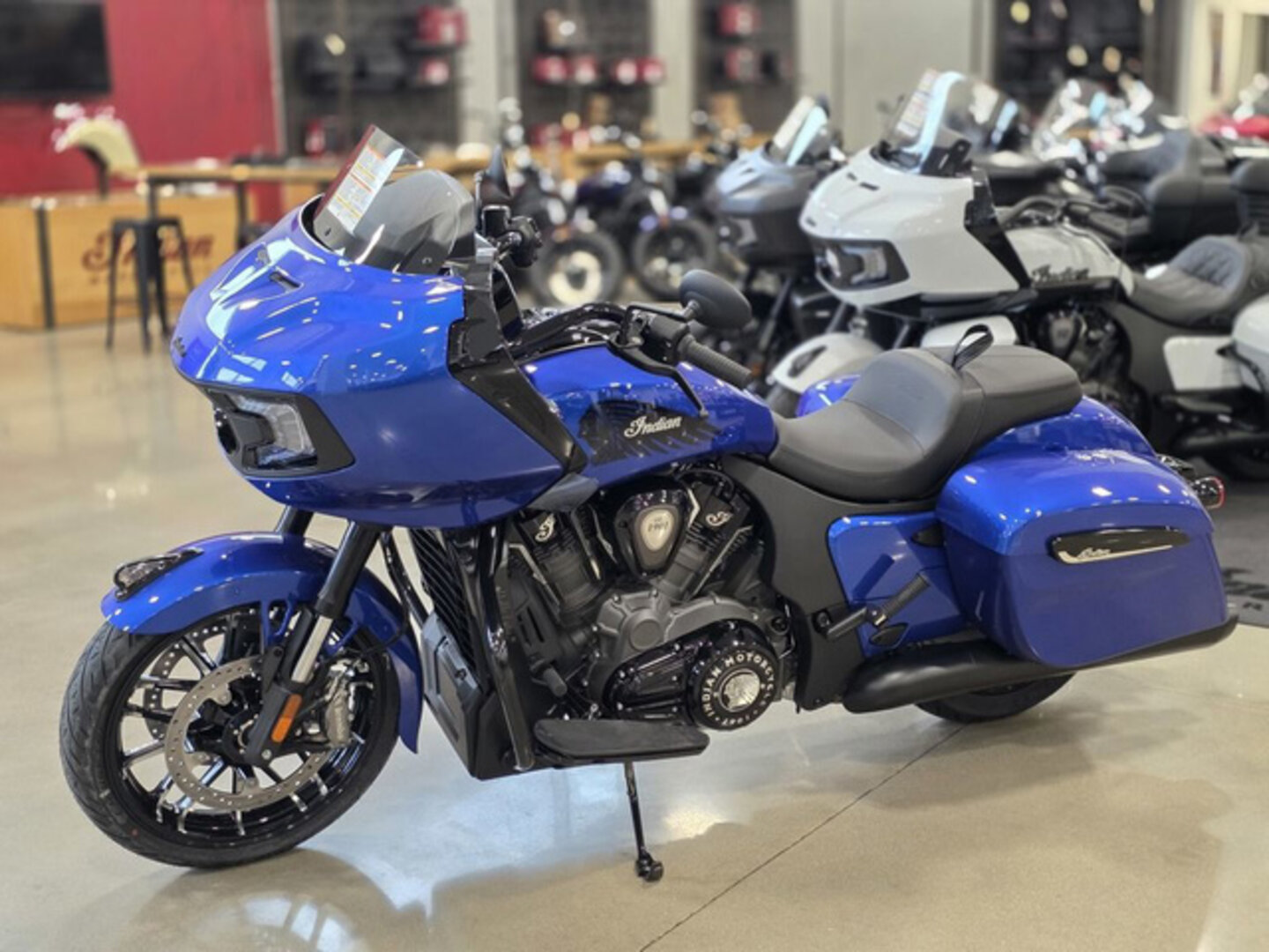 New 2026 Indian Motorcycle Indian Challenger Dark Horse Deep Blue