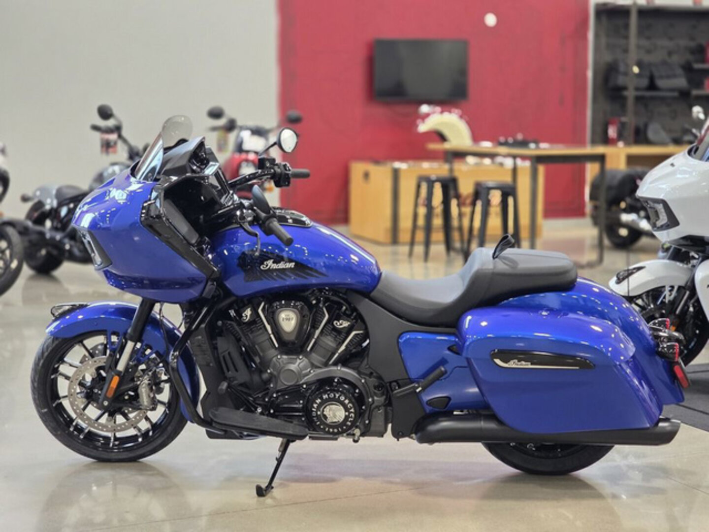 New 2026 Indian Motorcycle Indian Challenger Dark Horse Deep Blue